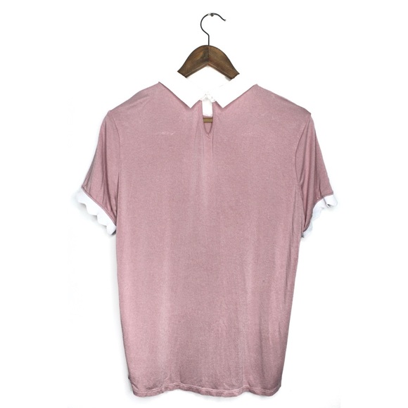 Misia Pink Beaded Embellished Collar Preowned Large - Picture 8 of 9